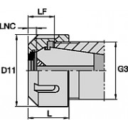 .1575 Range 3.5 mm-4 mm/.1378 WIDIA Erickson CDER32040MER32 Locknut Coolant Seal Disk 